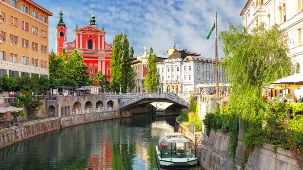 Ljubljana river embankments